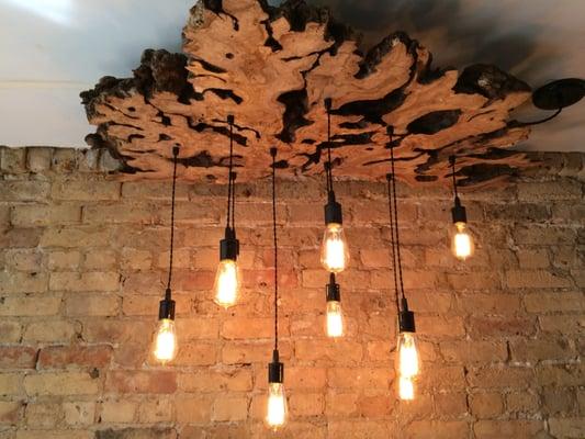 Reclaimed Olive Wood Chandelier