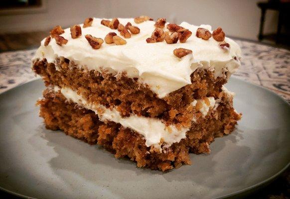 Scratch-Made Carrot Cake with Cream Cheese Frosting