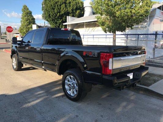 Ford F-350 SuperDuty, aluminum construction, after