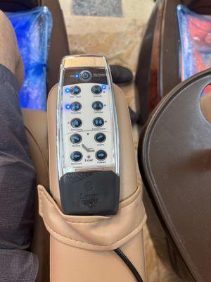 Massage chair remote control...heaven.