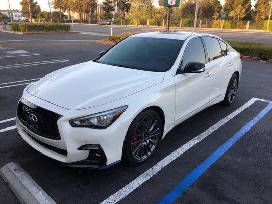 2021 Infiniti Q50 red sport