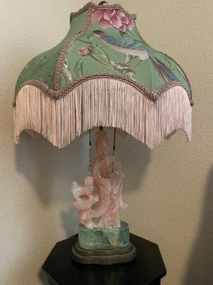 Asian antique lamp