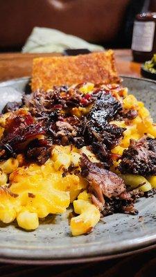 Brisket Mac and Cheese Bowl