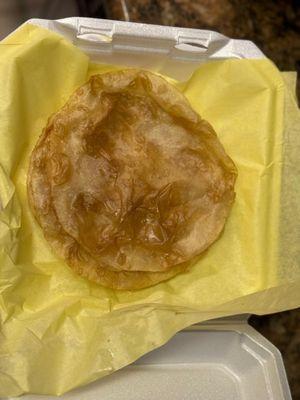 Puri from chole bature