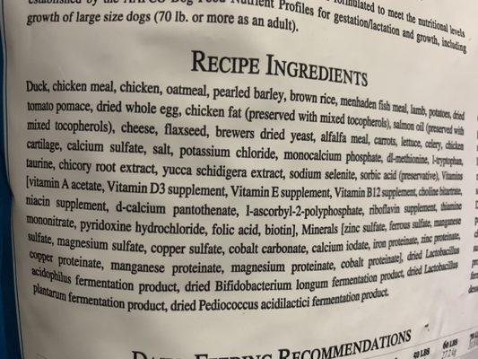 #1 ingredient is DUCK, quack!