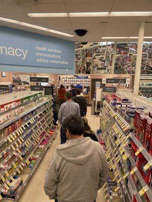 Day and night, the line at the pharmacy is always eight people long. Walgreens can do better.