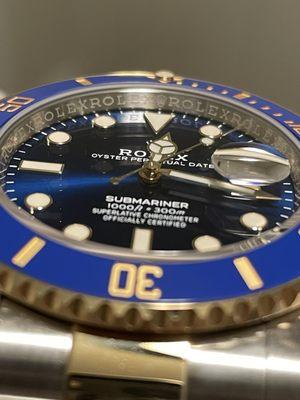 Rolex submariner 2 tone blusey ref # 126613LB