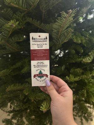 Christmas Tree Tag