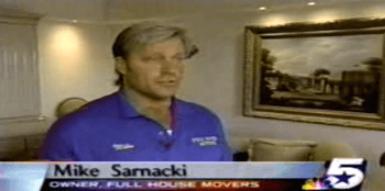 Mr. Sarnacki and Full House Moving was featured on NBC Channel 5 news.