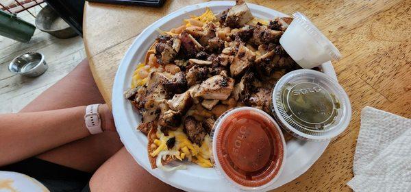 Chicken nachos