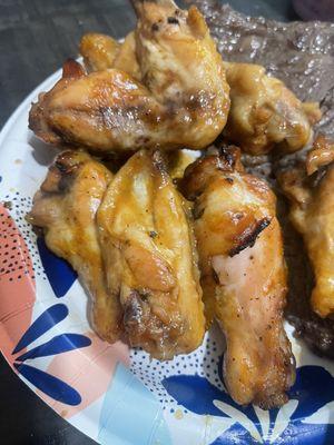 Mango habanero wings