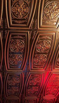 The ceiling is gorgeous!