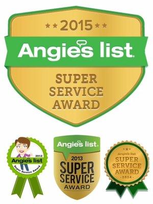 Maintained Super Service Award - Top 5% in Industry - Last 6 Years