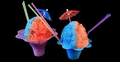 Shaved ice with over 20 flavors to choose from!