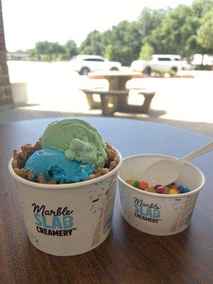 Large waffle Cup Ice Cream