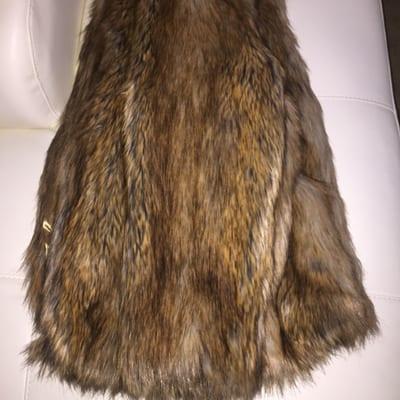 Fox fur coat