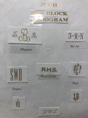 Monogram print styles