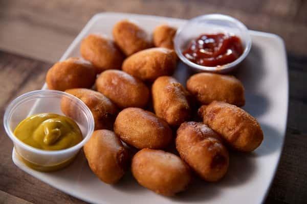 Mini corn dogs