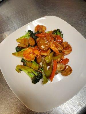 shrimp w. mix veg