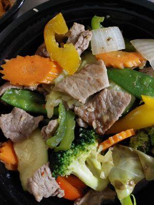 Mixed Vegetables with Beef