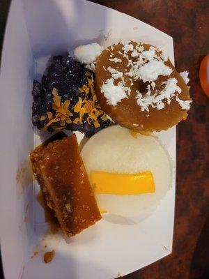 Various desserts