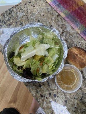 Dinner Salad with Feta Cheese