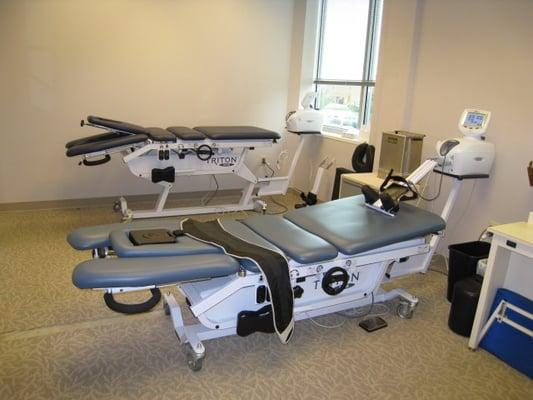 Triton Decompression Tables, for treatment of herniated or bulging discs.