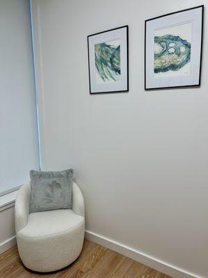 Our cozy treatment room