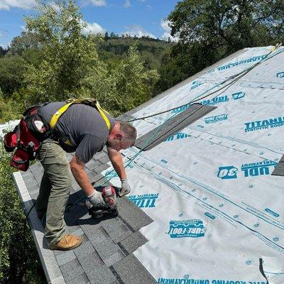 Byers Roofing installation