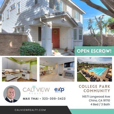 Open Escrow!! Chino, CA