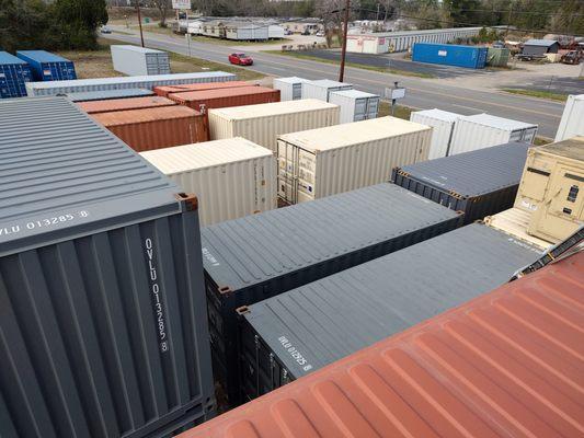 Containers, for rent or for sale. Largest selection of sizes and conditions anywhere in the Southeast.