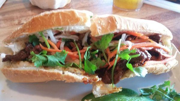 Banh Mi Sandwich with Beef is a great pick!