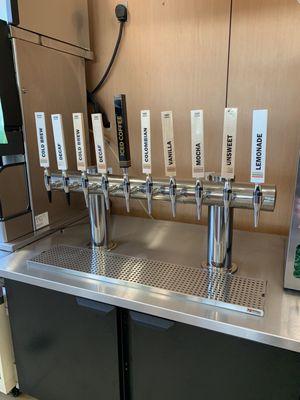 Iced coffee on tap!