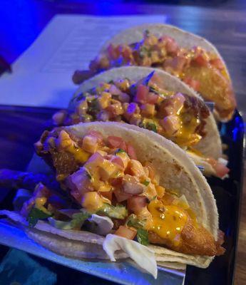 Crispy fish tacos