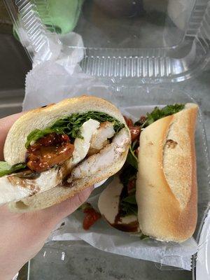 Chicken cutlet sub