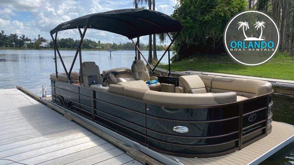 "Palmer" is a 2020 Veranda Relax model VR20RC w/ Rear Chaise seating for optimal deck space and passenger capacity