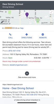 Desi Driving School