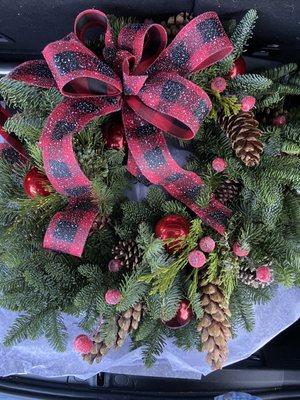 Medium custom wreath