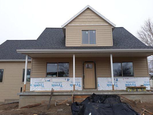 Soffit fascia  bin rwaps decking repair