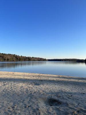 Beach in the winter