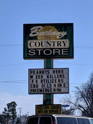 Store front sign