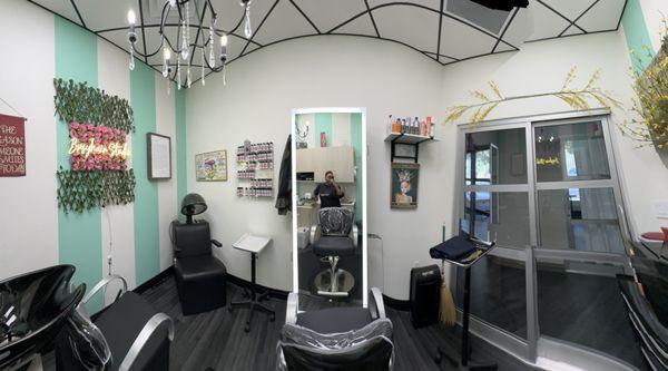 Interior of Busyhair Studio 213.