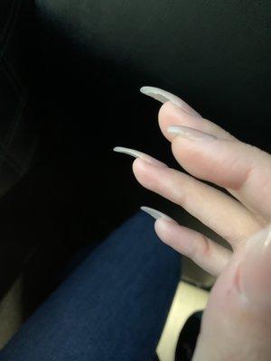 2nd Nail that broke within 2 days after being fixed