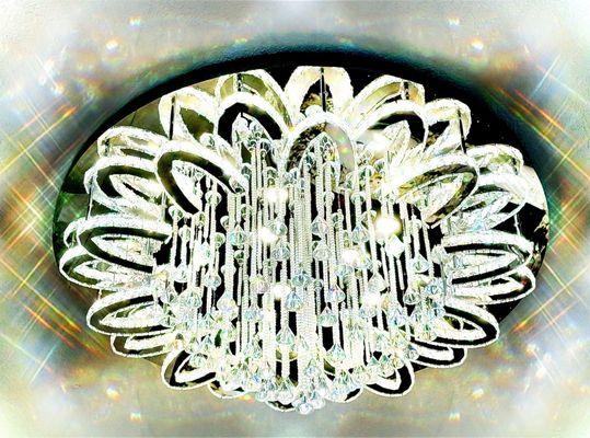 VIP NAILS has the most beautiful chandelier! Over four feet in diameter and a 24" drop. Cleaned and maintained by Vanessa.