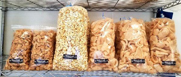 TX Cracklins, Kettle Corn, Pork Rinds