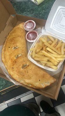 Build your own Stromboli (three toppings) $12