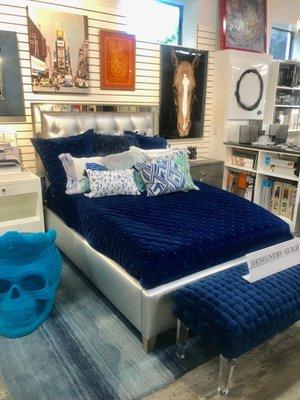 BEDROOM FURNITURE..DESIGNER BEDDING... ROOM DECOR