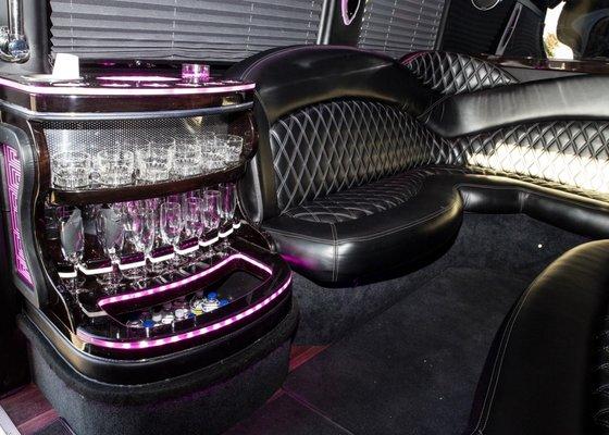 I like this limo very much . It's so comfortable and the bar is great.