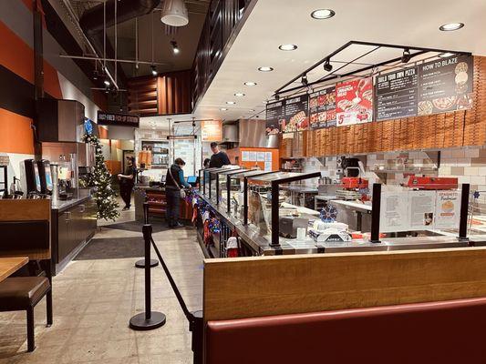 Blaze Pizza interior.