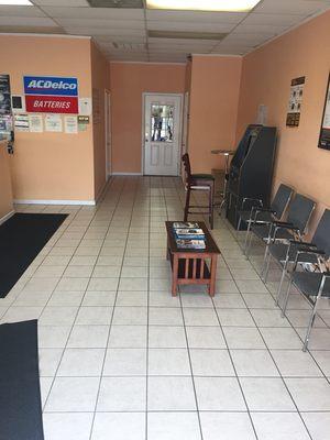 Our customer waiting area